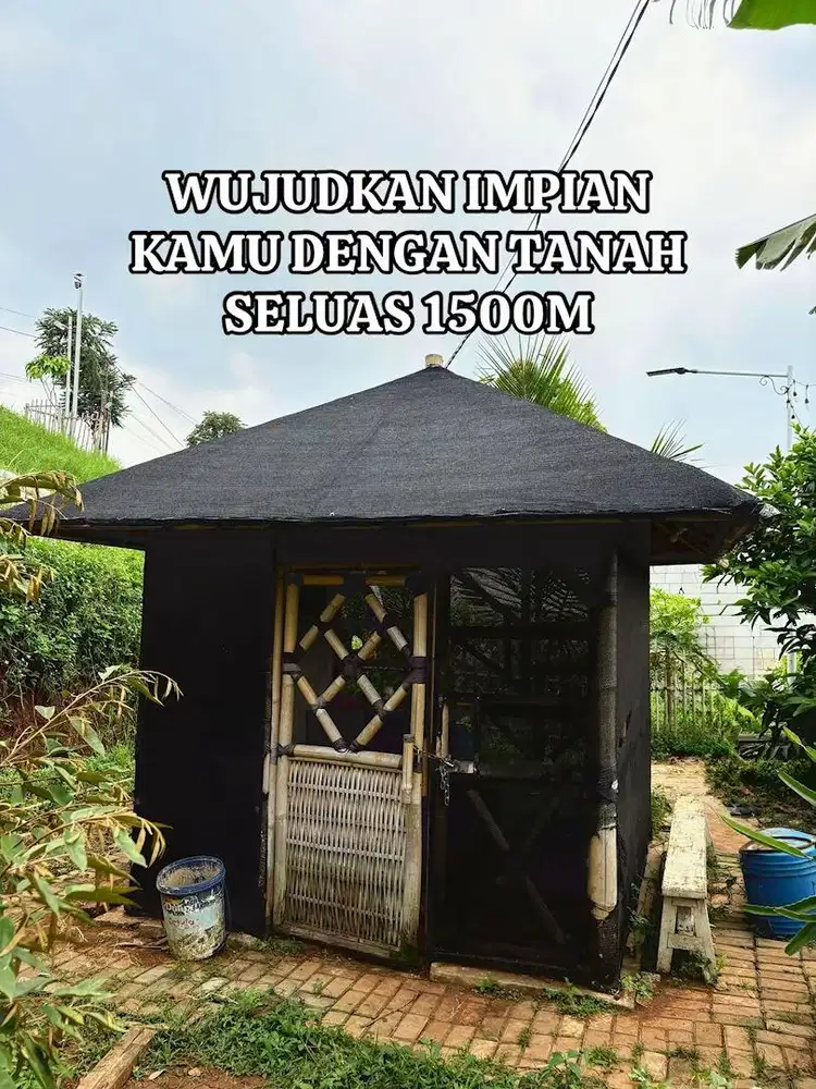 DIJUAL TANAH KEBUN 1500 METER SERBA BISA