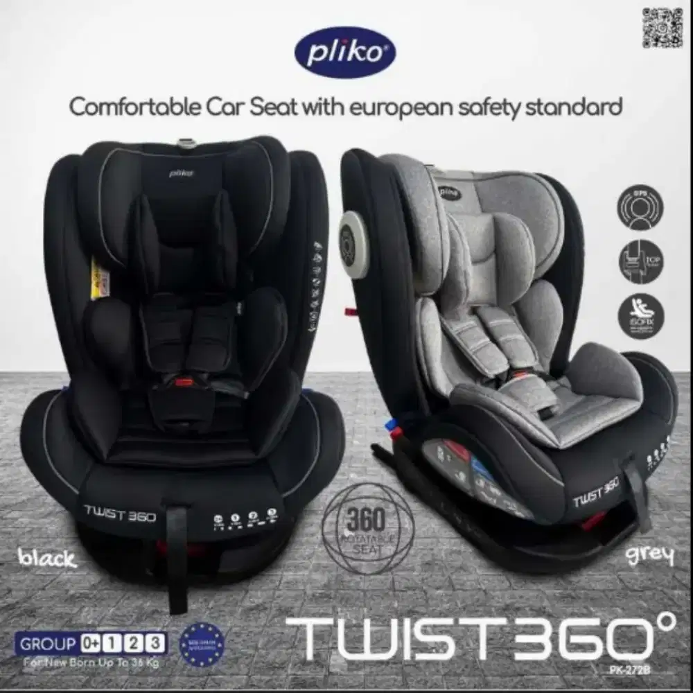 CAR SEAT TWIST PLIKO