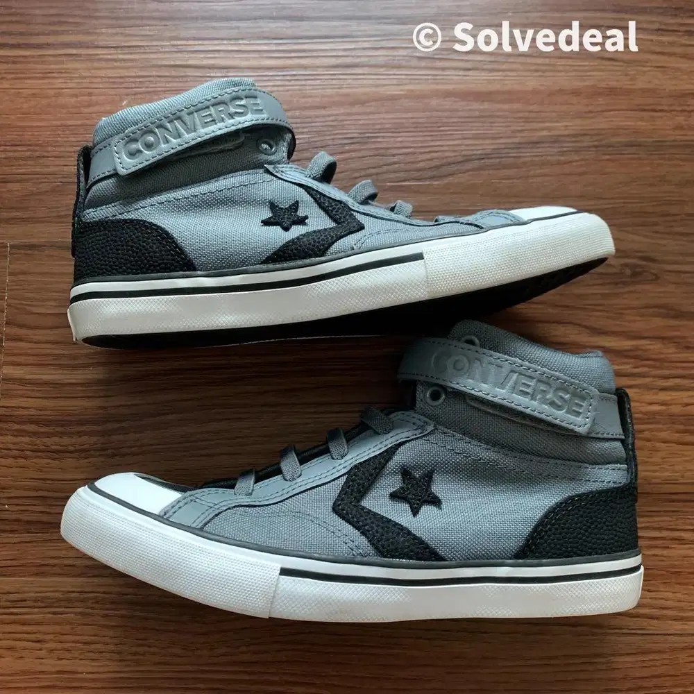 Sepatu Converse Pro Blaze Strap Hi Gray - Original