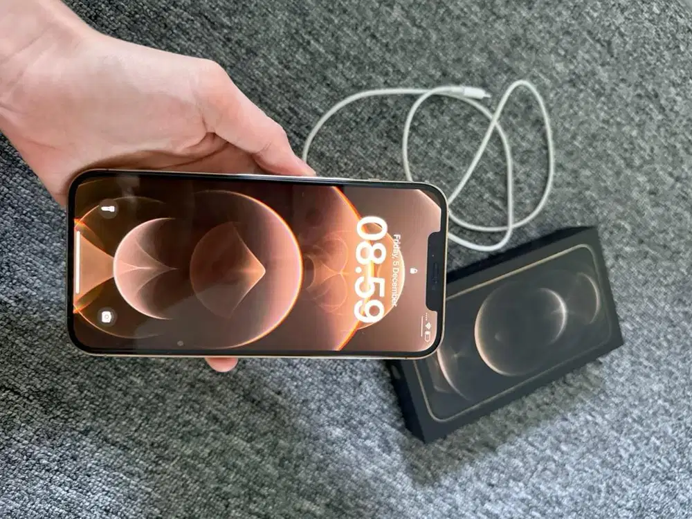 Jual Iphone 12 Promax Gold Mulus