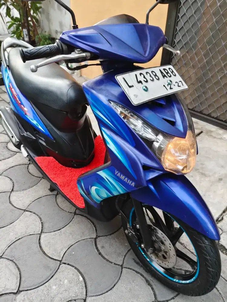 Mio Soul 2007 CW Biru Plat Panjang 2027 Orisinilan!!!