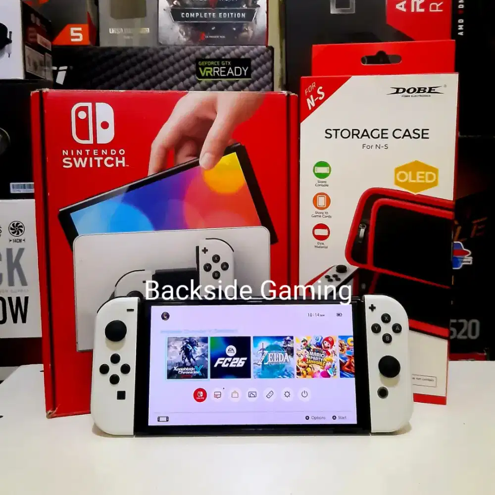 Nintendo Switch Oled C F W Fullset No Minus