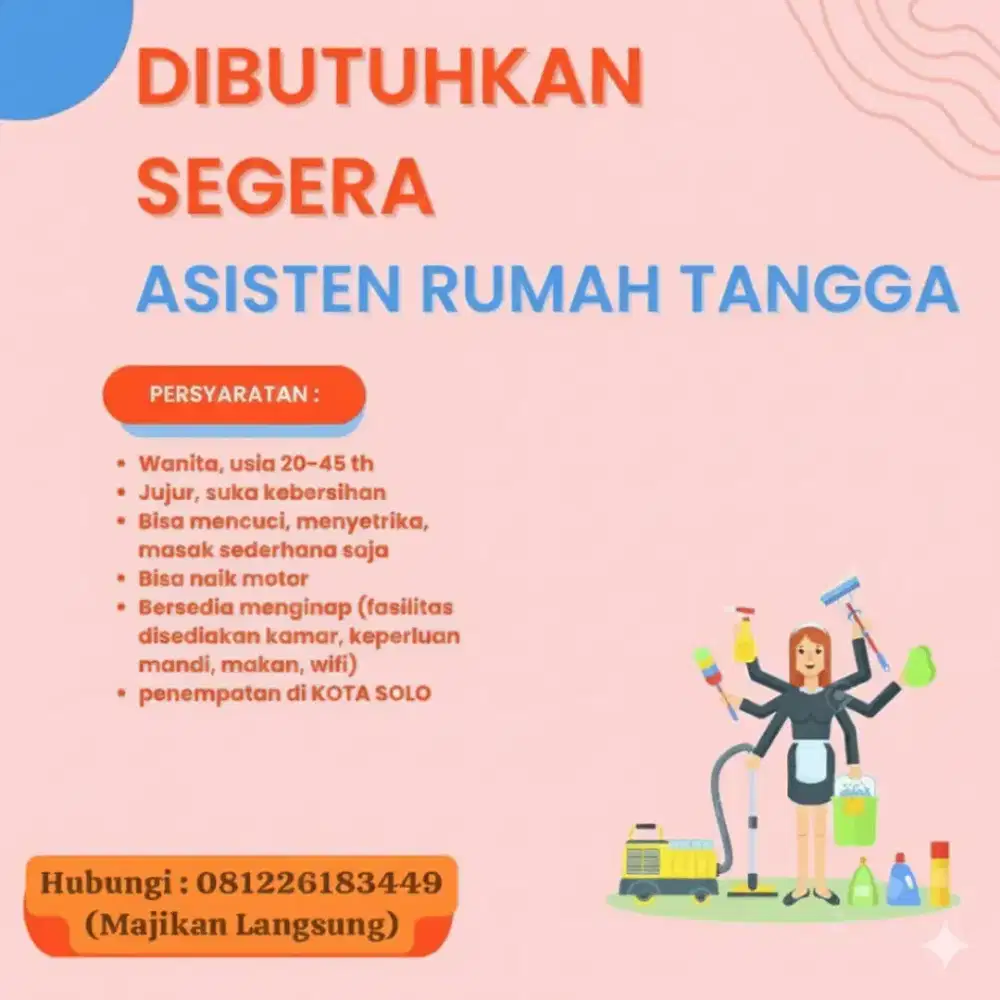 DIBUTUHKAN ART SEGERA!!!