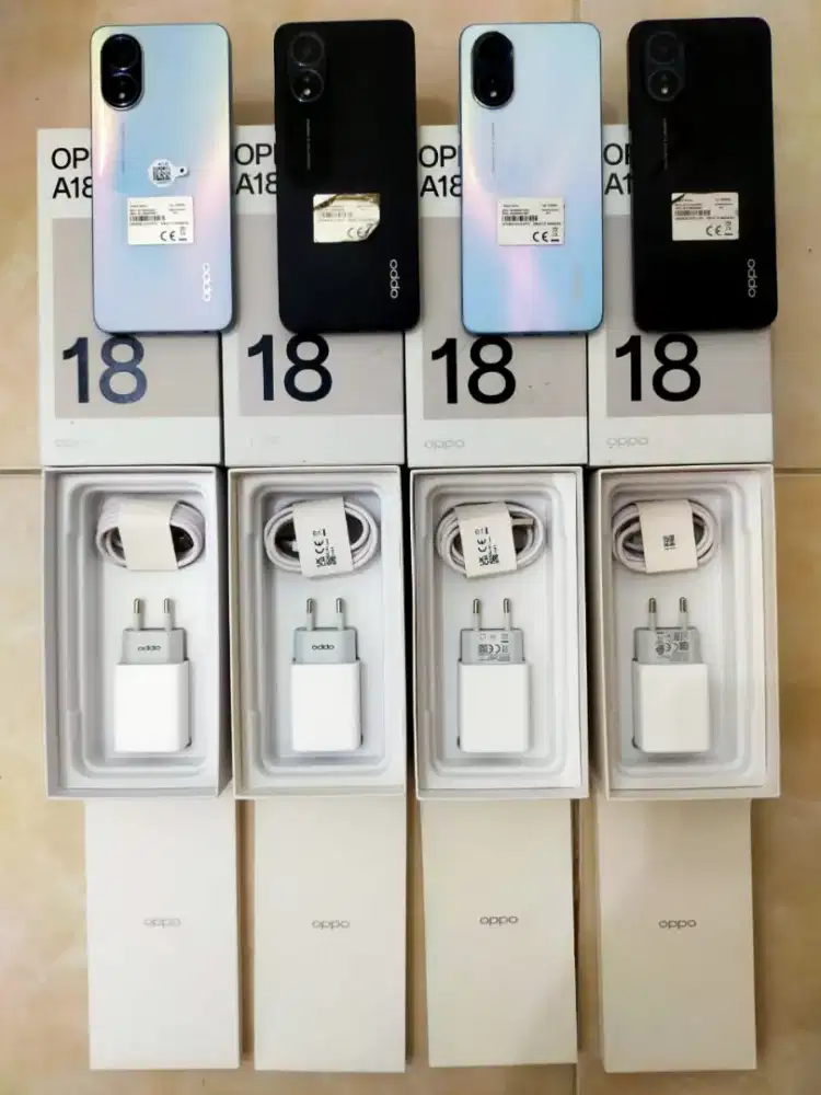 Oppo A18 4/128 asli Oppo bukan barang refurbish