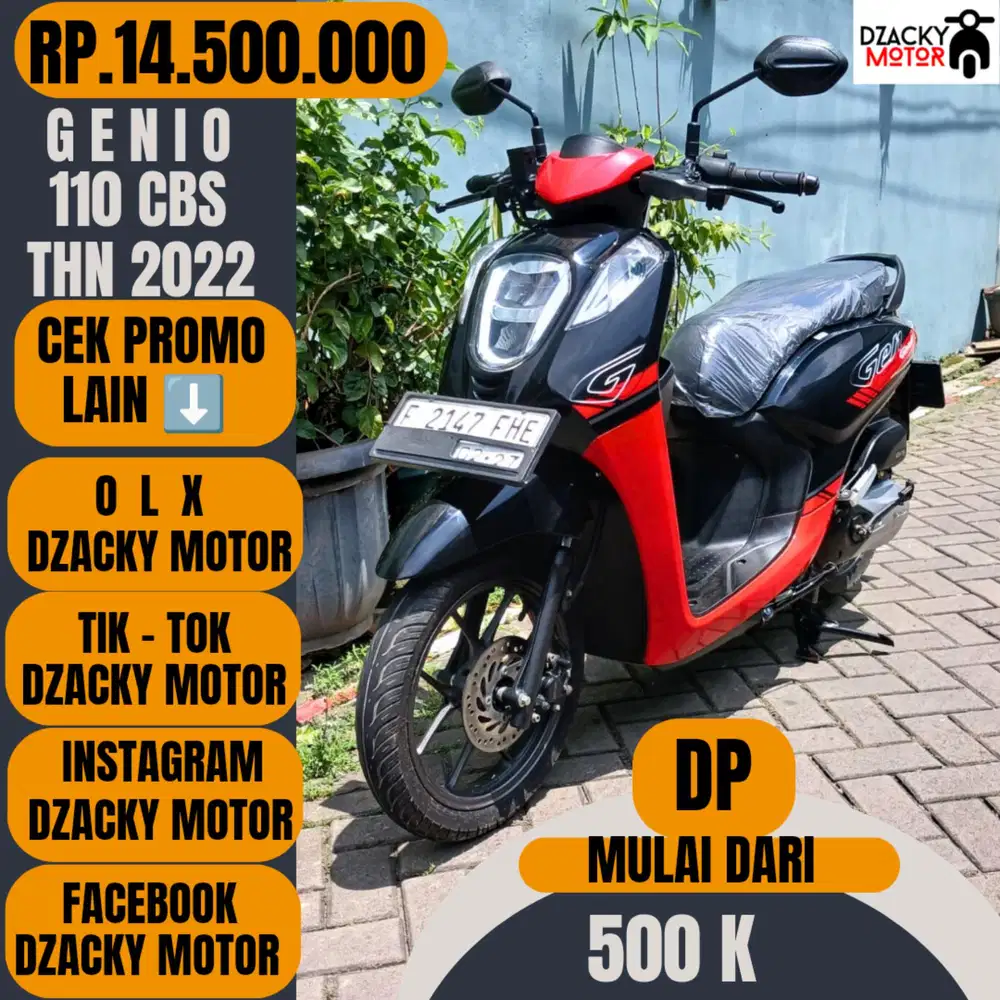 GENIO  110 CBS 2022 SECOND LIKE NEW