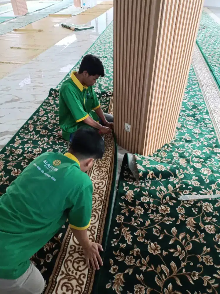 Tersedia Karpet sajadah Masjid import pembelian menyesuaikan kebutuhan