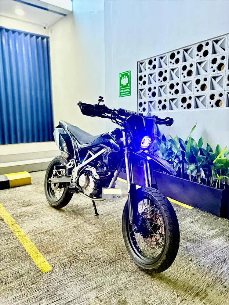 klx 2016 modif supermoto
