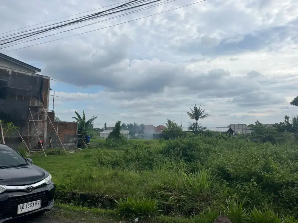 Dijual tanah premium jalan damai lokasi sangat strategis dekat  Hyatt Jogja,  200 Meter Cengkir Heritage Resto