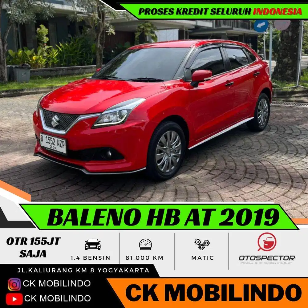 (Dp30jt) Baleno Hatchback Matic 2019 Orisinil Kredit Murah