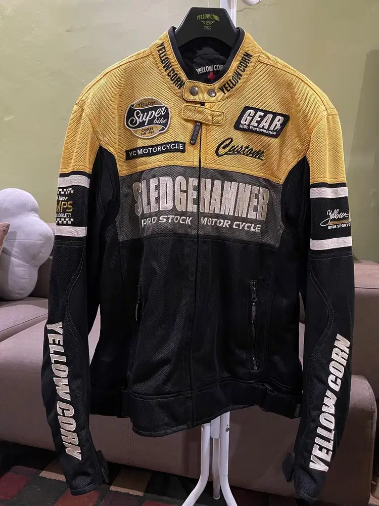 Jaket Motor Original Yellow Corn Sledge Hammer 2022 Size 3L