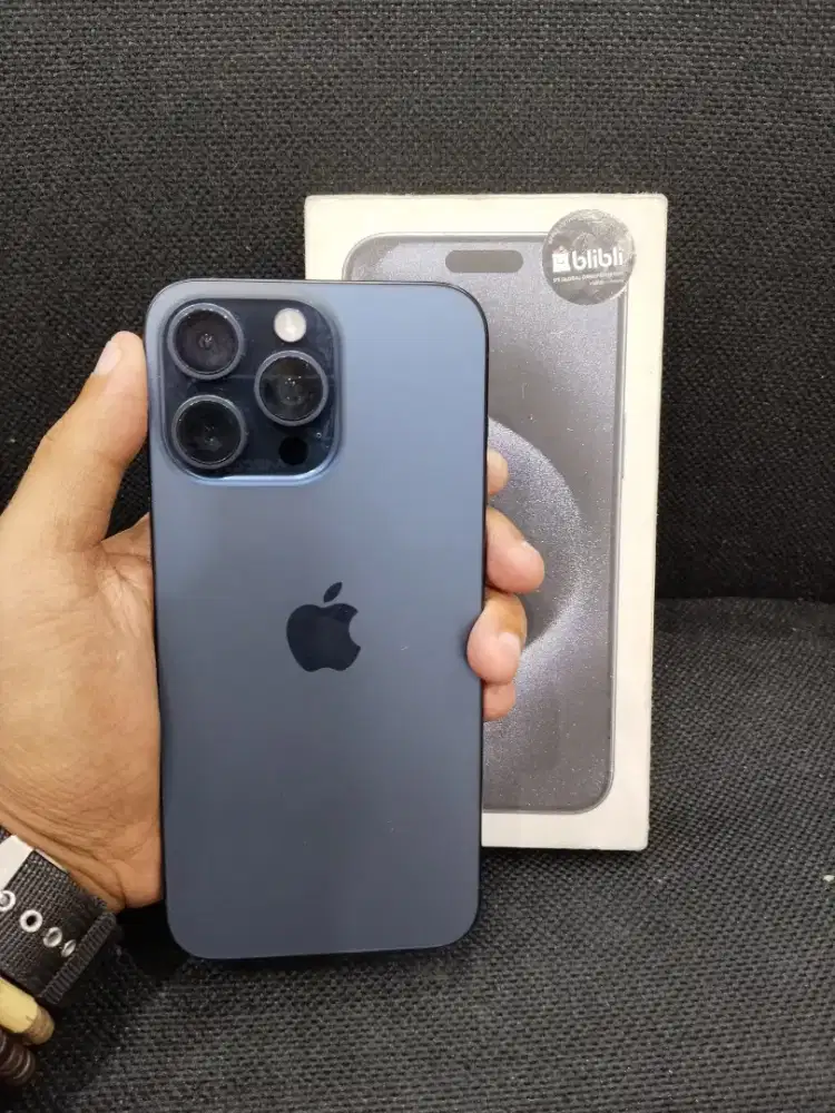 iPhone 15 Pro Max 256gv iBox Fullset Ori, Nominus, Siap Pakai