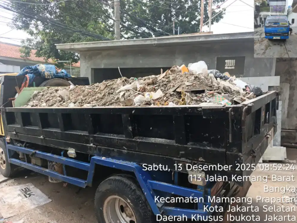 Jasa angkut puing dan sampah