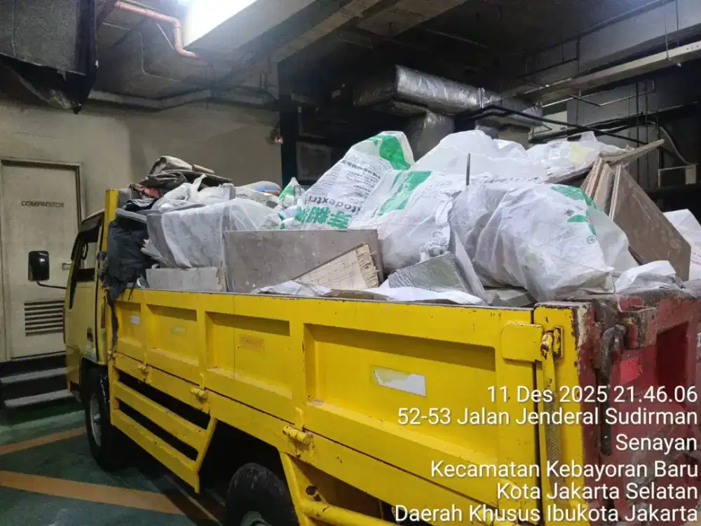 Jasa angkut puing dan sampah proyek