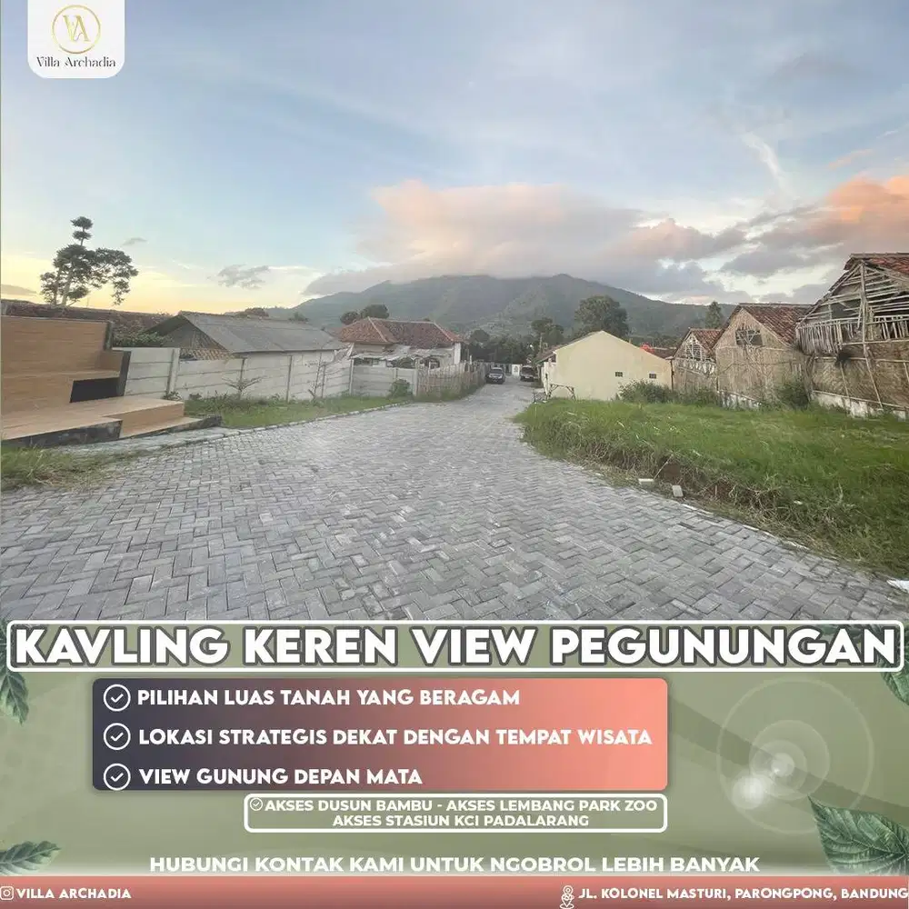 Wujudkan Rumah Impian Anda di Kolonel Masturi. Cicil Tanah hingga 24x