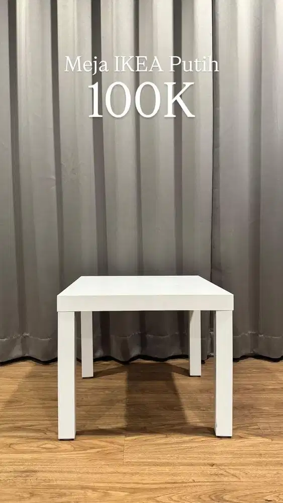 Meja putih IKEA