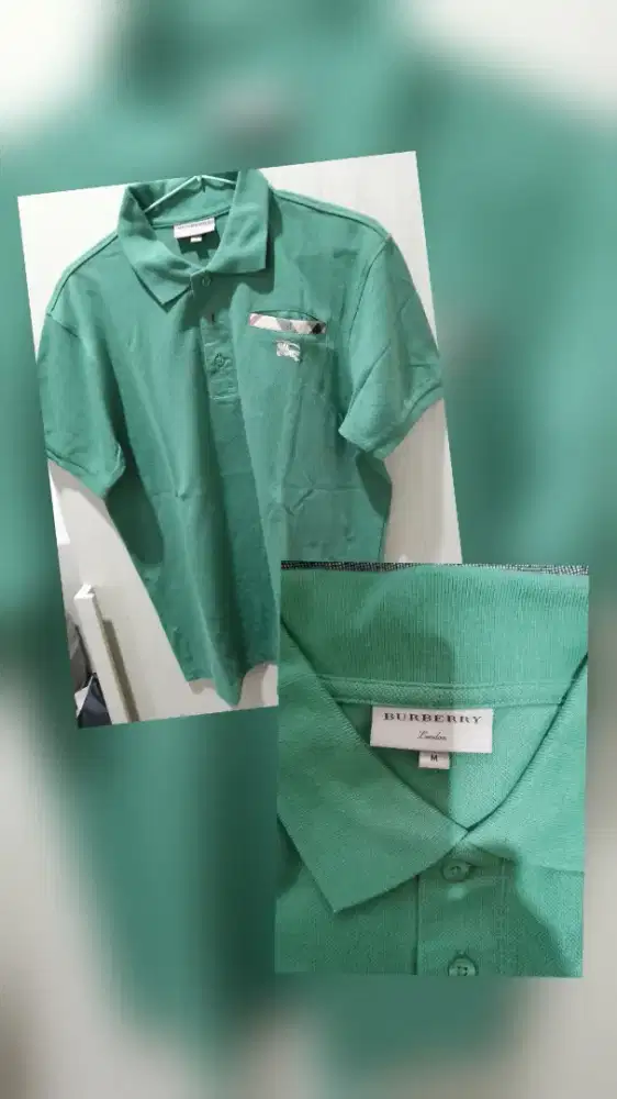 Kaos polo burberry premium