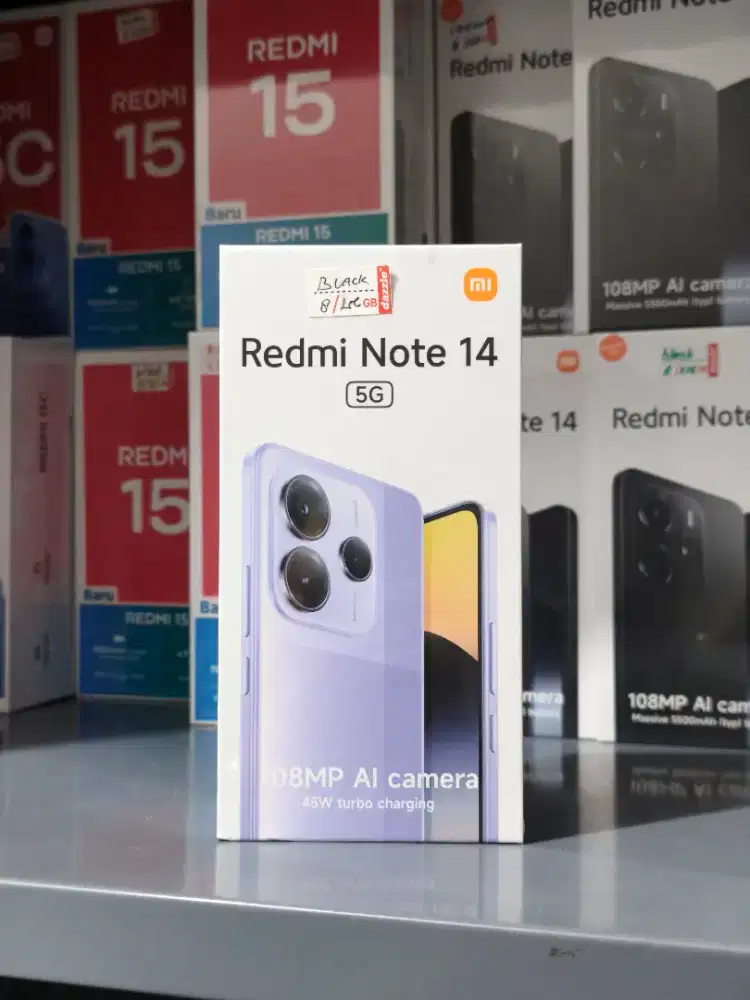 NEW SEGEL REDMI NOTE 14 5G 8/256 GB
