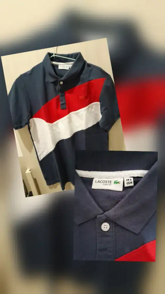 Kaos polo lacoste premium