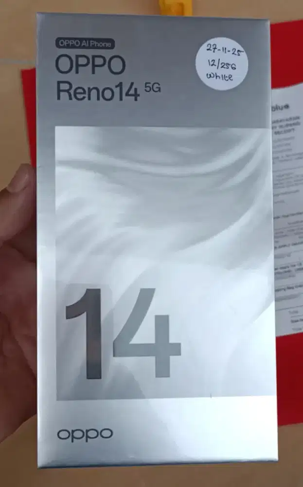 Oppo Reno 14 5G ram 12/256 segel