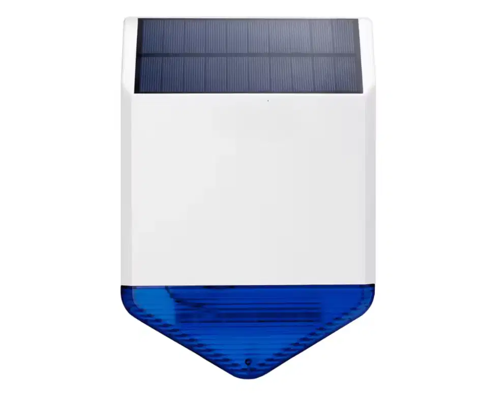 Solar Power Strobe Siren