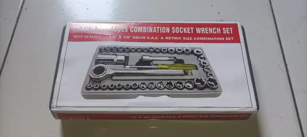 kunci sock 1 set aiwa