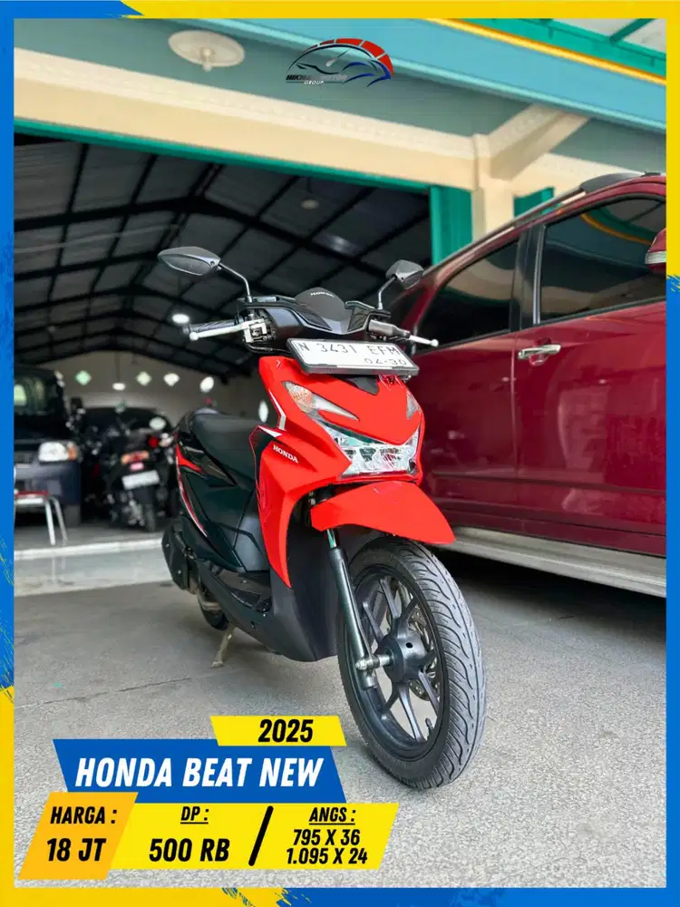 HONDA BEAT NEW 2025 MONGGO PANTAU LURR HIKMAH MOTOR KEPUH MALANG