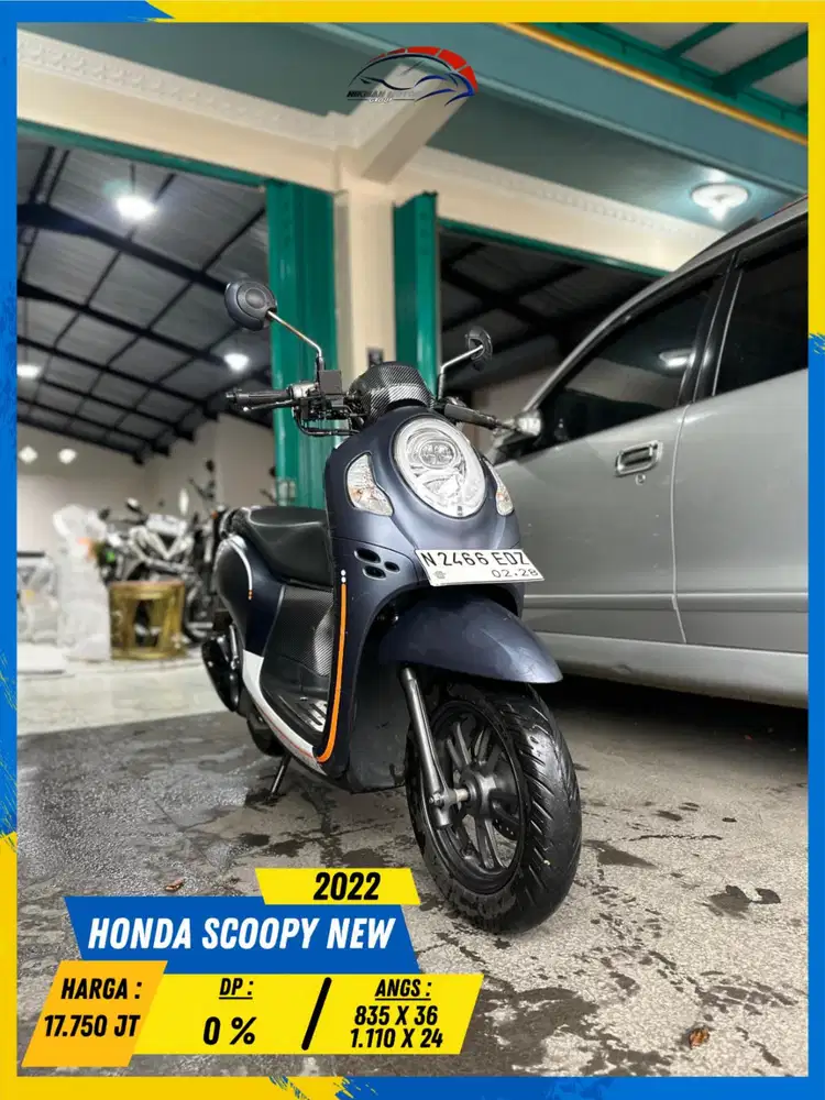 HONDA SCOOPY NEW 2022 NEGO SAMPE DEAL LURR HIKMAH MOTOR KEPUH MALANG
