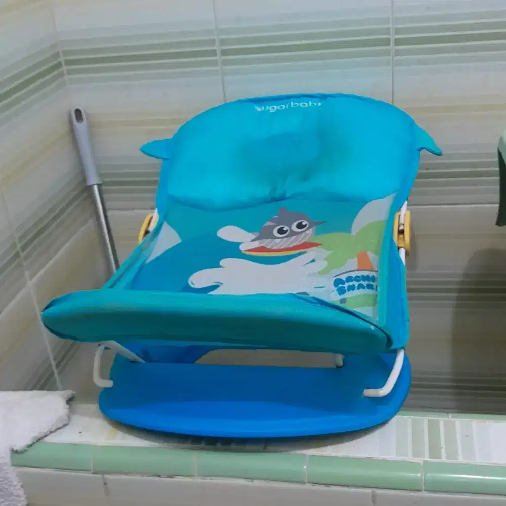 TEMPAT MANDI BAYI SUGAR BABY MOTIF SHARK. SECOND MSH BAGUS. MURAH