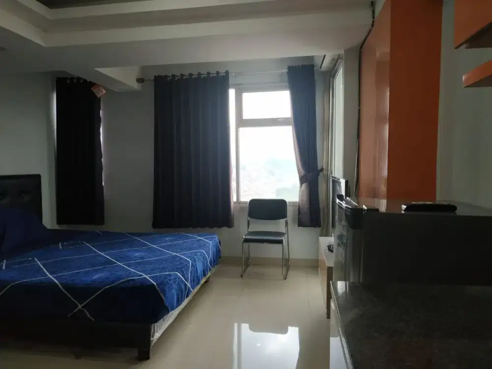 Studio apartemen siap huni view kota yang cantik di bandung