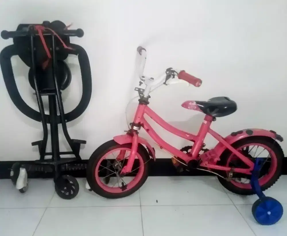 JuaL sepaket sepeda&stroler balita 3 s/d 5 thn