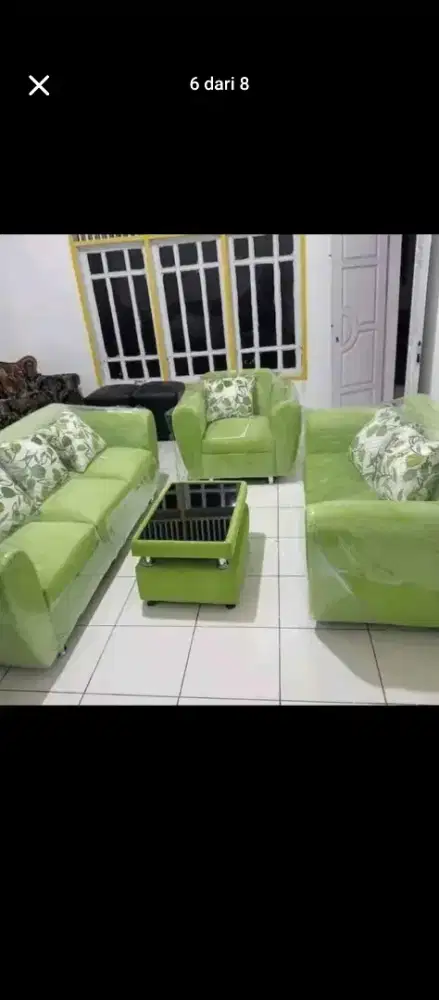 Sofa tamu 321 Minimalis Cantik murah..