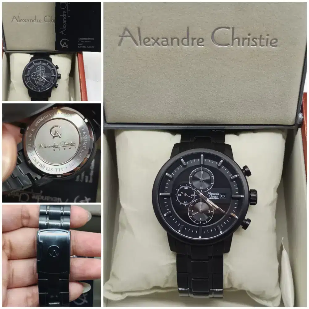 Jam Tangan Pria Alexandre Christie 6323MC Original Second Murah NEGO
