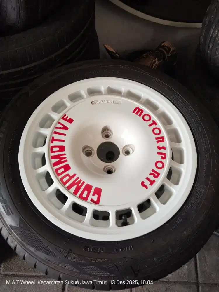 Velg compomotive england CMS R15 4x100 6,5inc et 40 + Ban