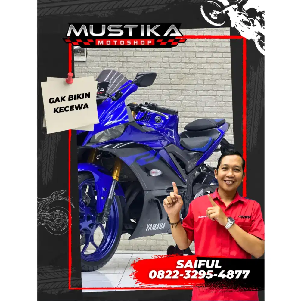 Perfect Condition!!Yamaha R25 2019 Edisi V2 N Asli Mulus-Mustika