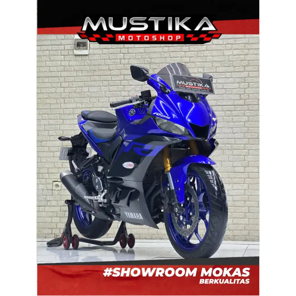 Perfect Condition!!Yamaha R25 Blue Rice 2019 N Asli Mulus-Mustika