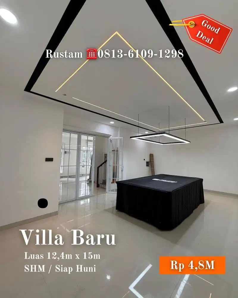 Villa hook kondisi baru citraland gama city medan