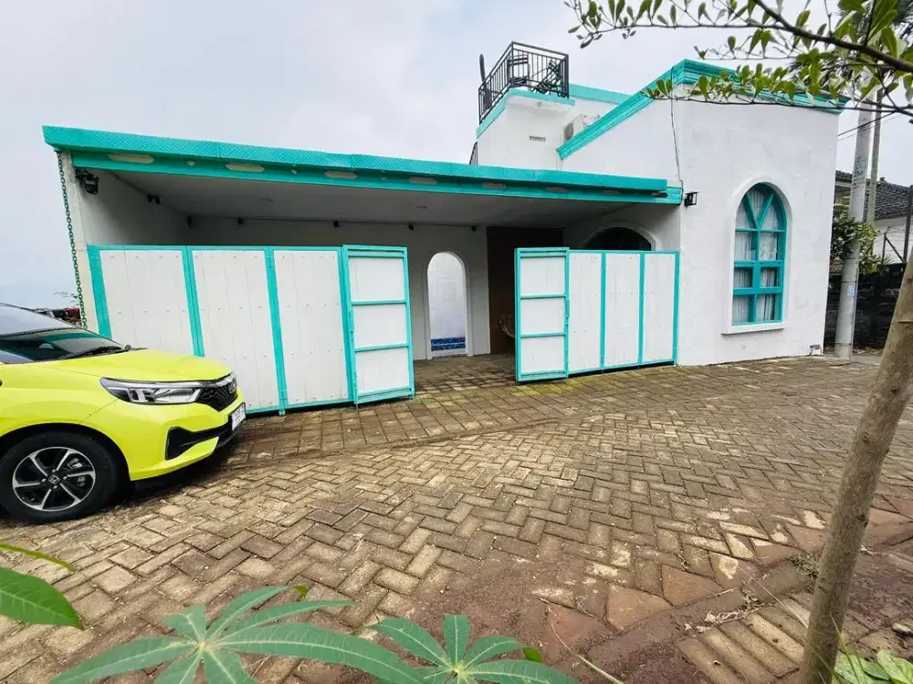 villa termurah abdul ghani atas konsep santorini dkt museum angkut jtp kota batu