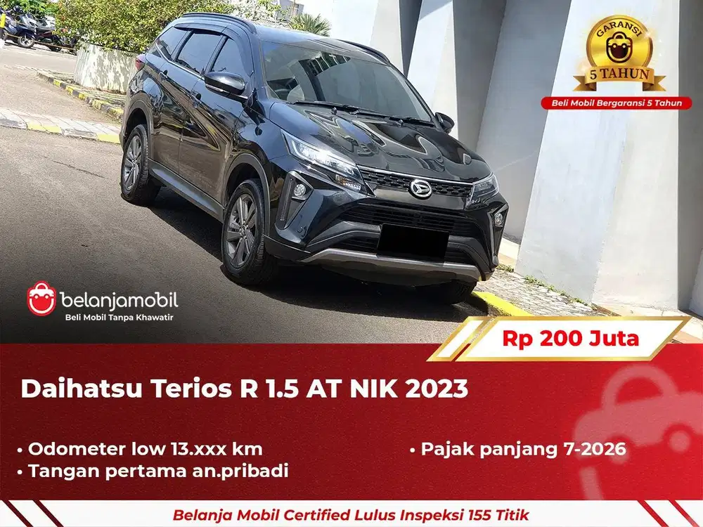 [ GARANSI 5TH ] Daihatsu Terios R 1.5 AT 2023 2024