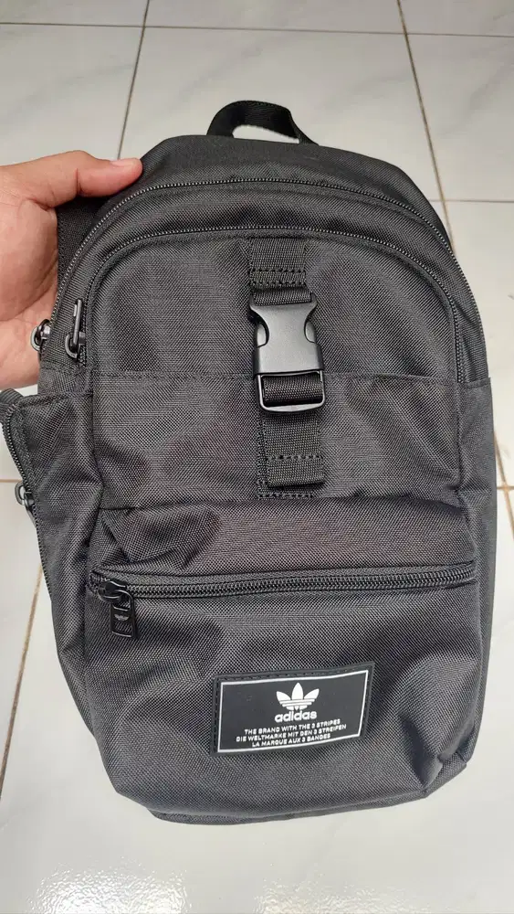 Tas Selempang Sling Bag Adidas Ori Black