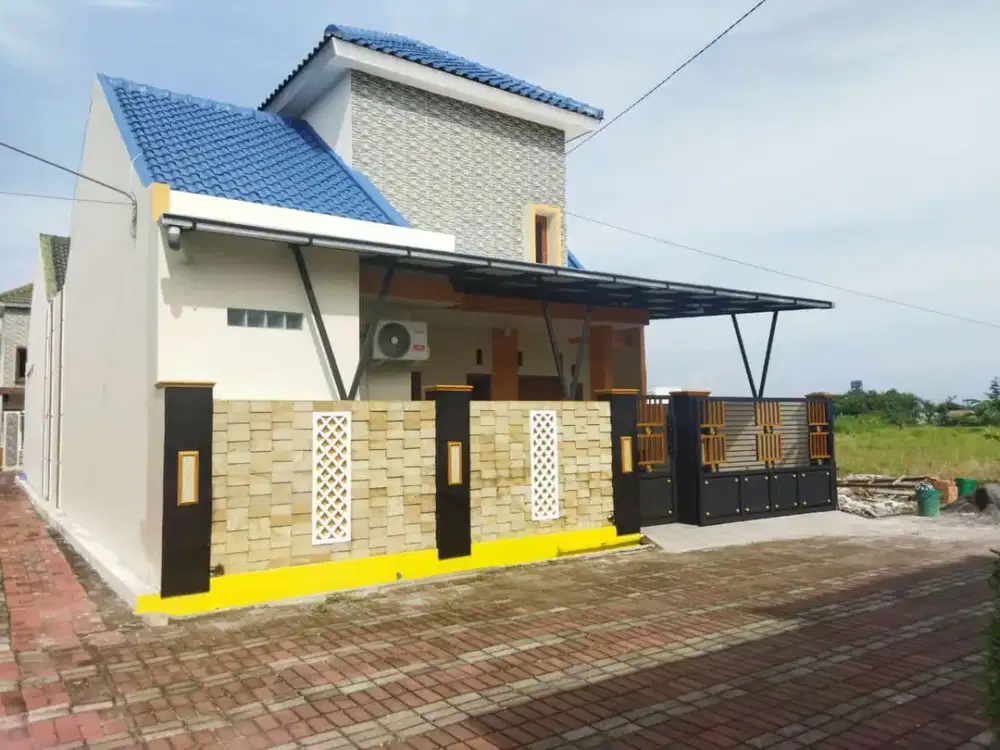 dijual rumah hunian cluster bisa KPR DP 0% lokasi 100meter dari jln raya solo klaten