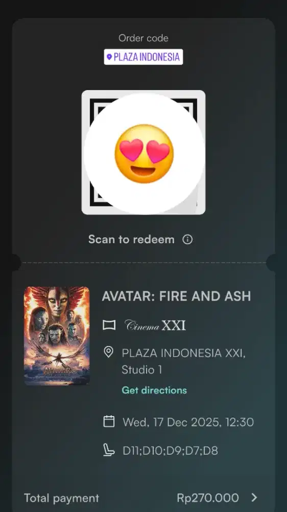 DIJUAL TIKET BIOSKOP PLAZA INDONESIA XXI MURAH