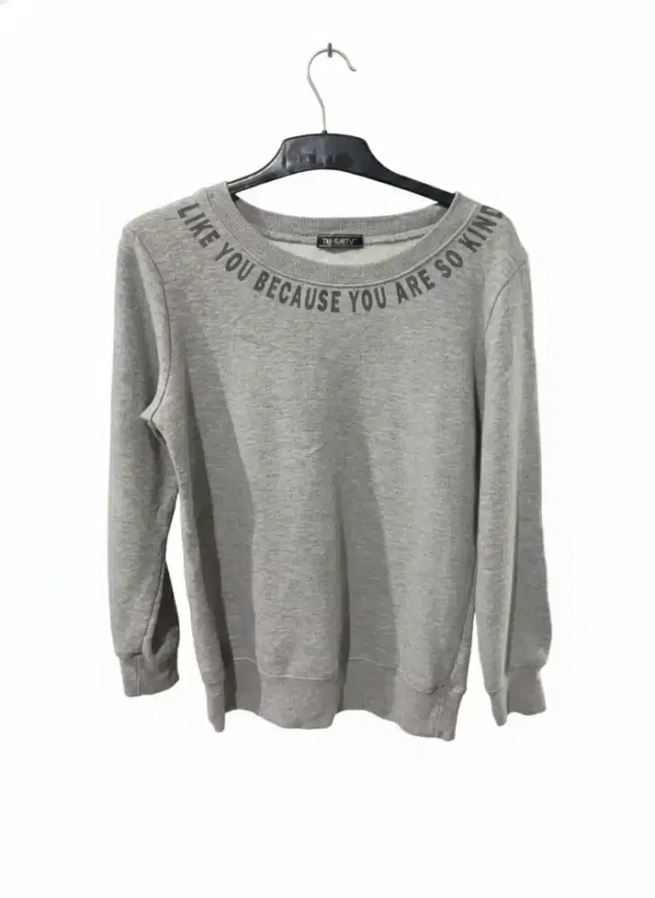 Crewneck Sweater Sweatshirt Grey TM Party