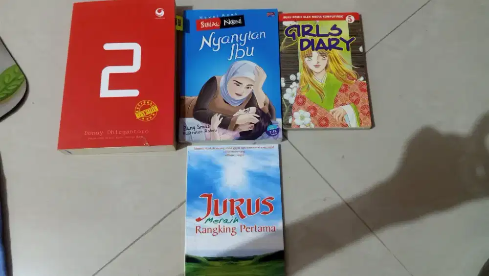 Buku Novel dan komik
