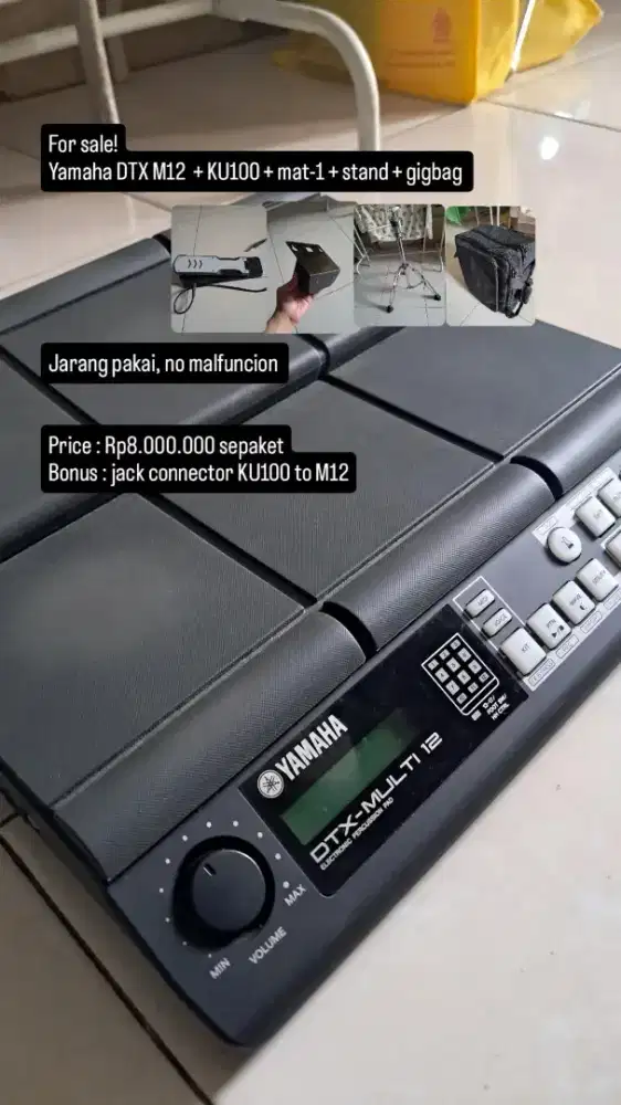 Yamaha DTX M12 incl aksesoris