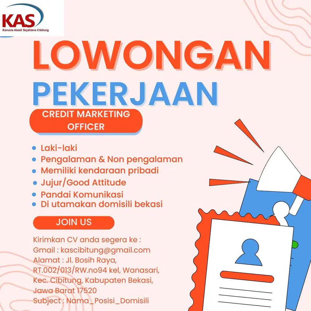 LOWONGAN KERJA CMO