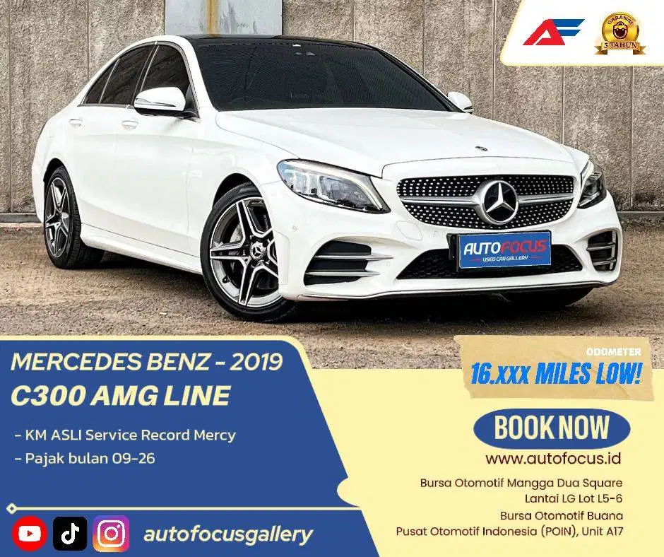 Mercedes benz Mercy C300 W205 Facelift AMG Line 2019
