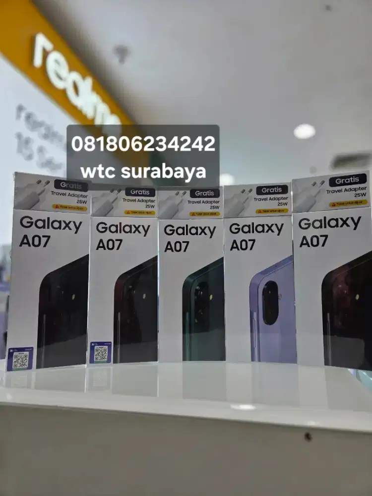 Samsung A07 8+8/256 Baru Garansi Resmi
