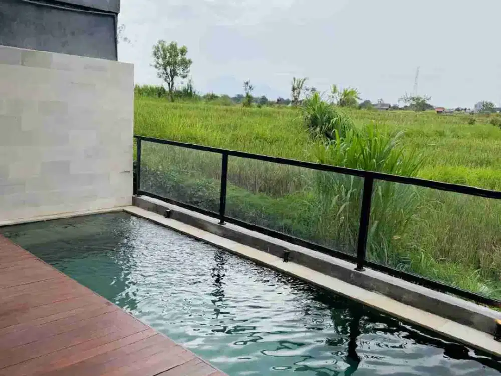for sale brand new villa rice field view