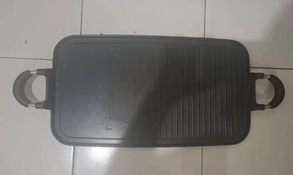 Alat pemanggang panggangan serbaguna wajan grill anti lengket