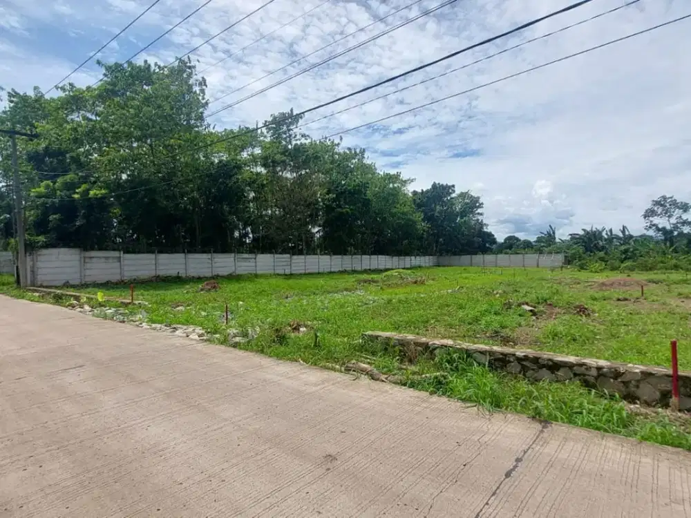 Tanah Cisauk Pinggir Jalan Langsung AJB - 1jtan/m Dekat Tol/Stasiun